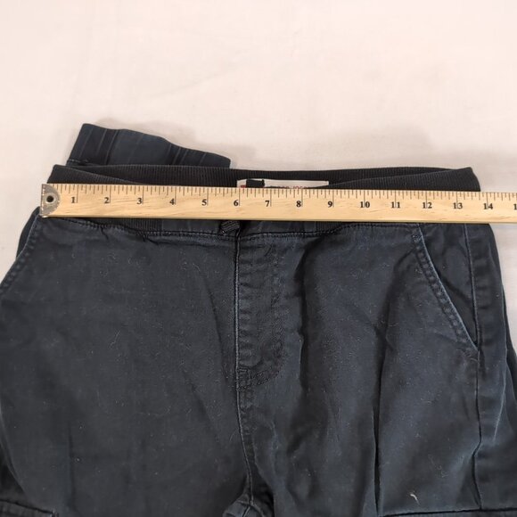 Levi's Cargo Joggers Black Youth Kids XL Extra Large Pants Cuffed Boys Elastic - Picture 9 of 11